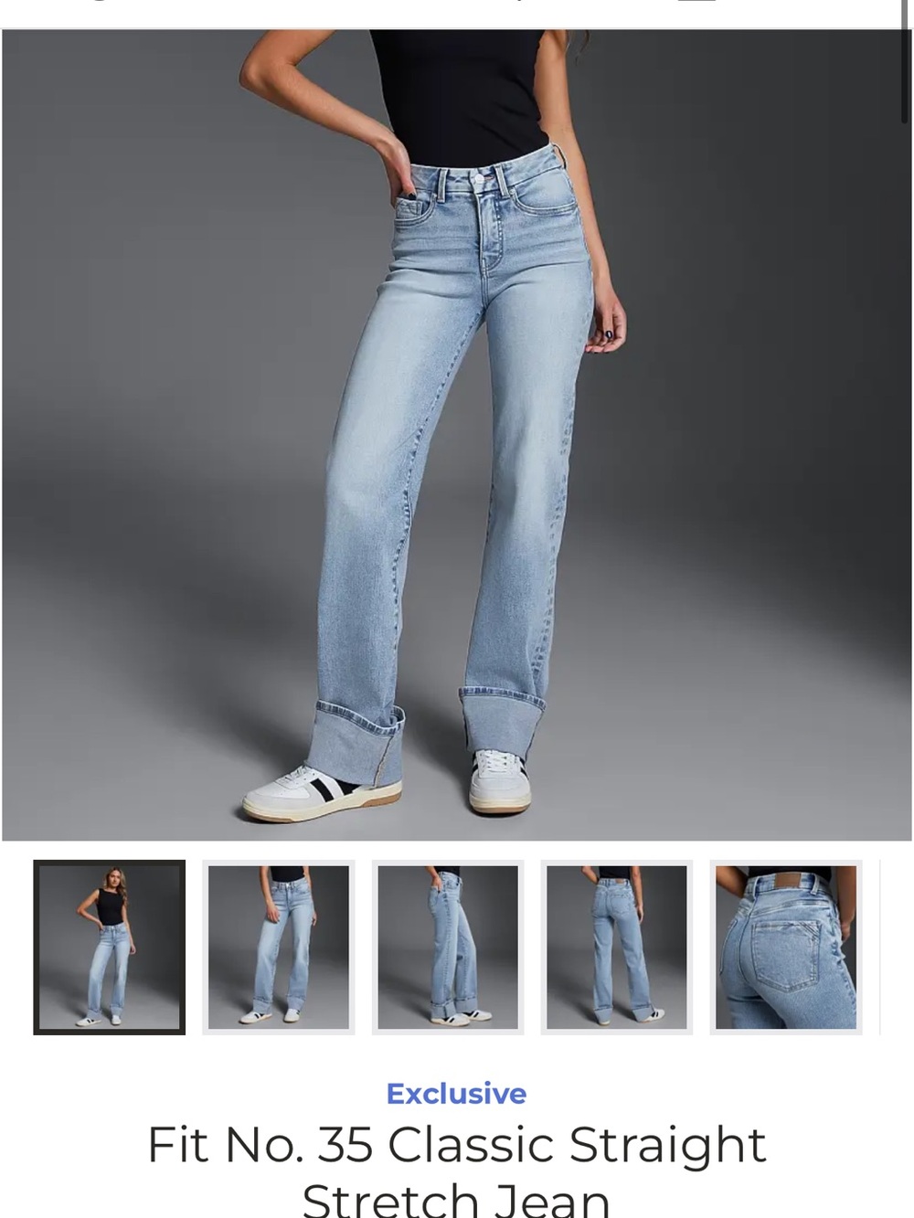 Buckle Light Blue Straight Leg Jeans
